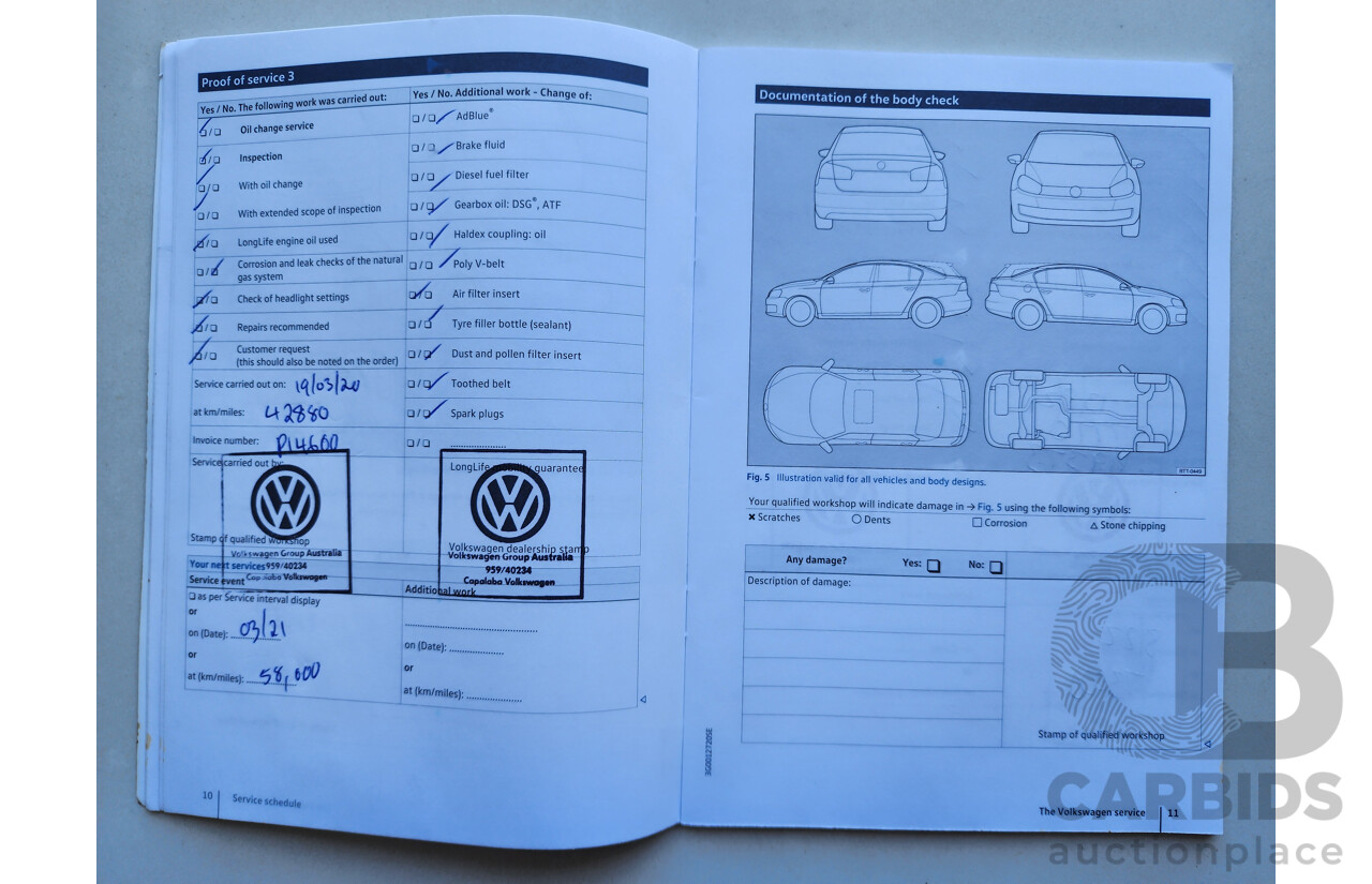 3/2017 Volkswagen Golf 92 TSI Trendline AU MY16 5d Hatchback Blue 1.4L
