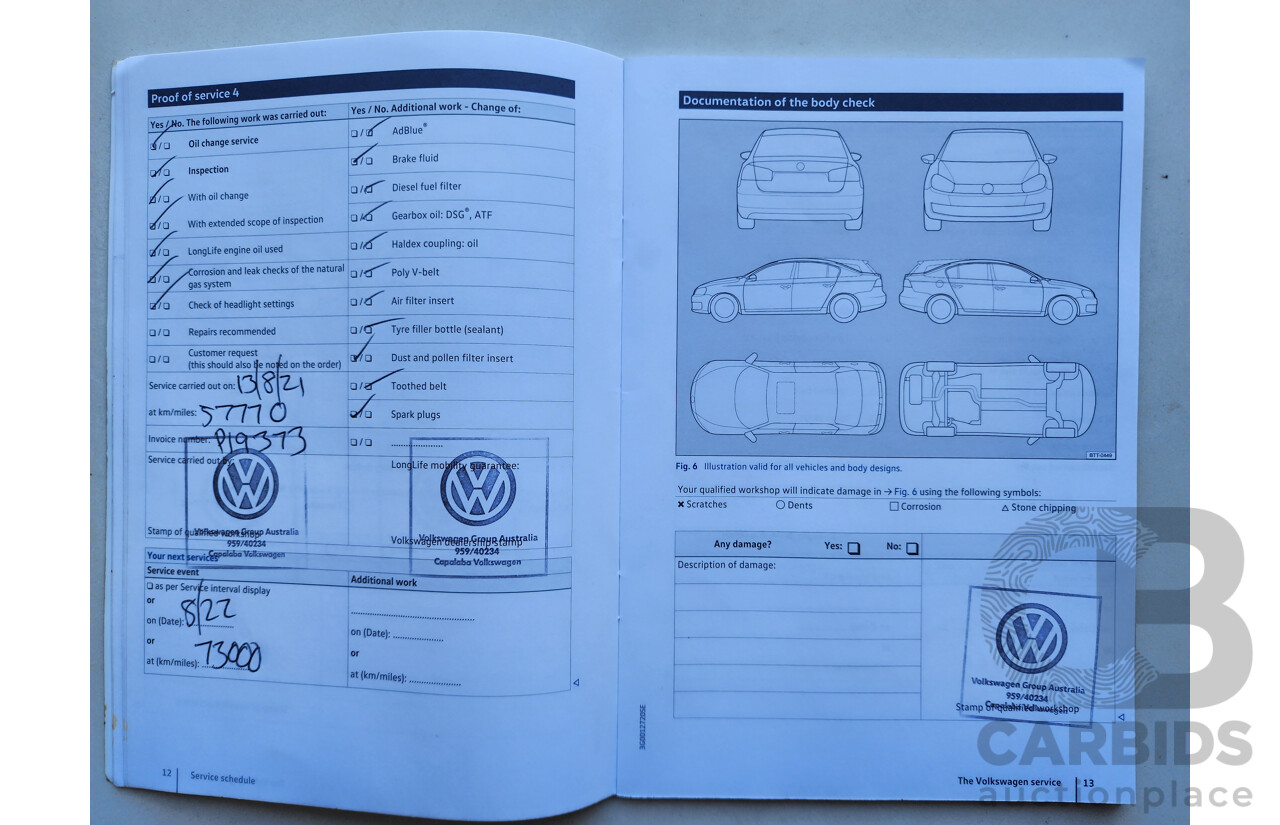 3/2017 Volkswagen Golf 92 TSI Trendline AU MY16 5d Hatchback Blue 1.4L