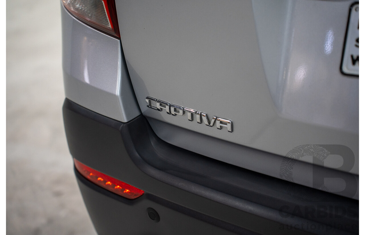 2/2017 Holden Captiva Active 5 (FWD) CG Series II 4d Wagon Nitrate Silver Metallic 2.4L