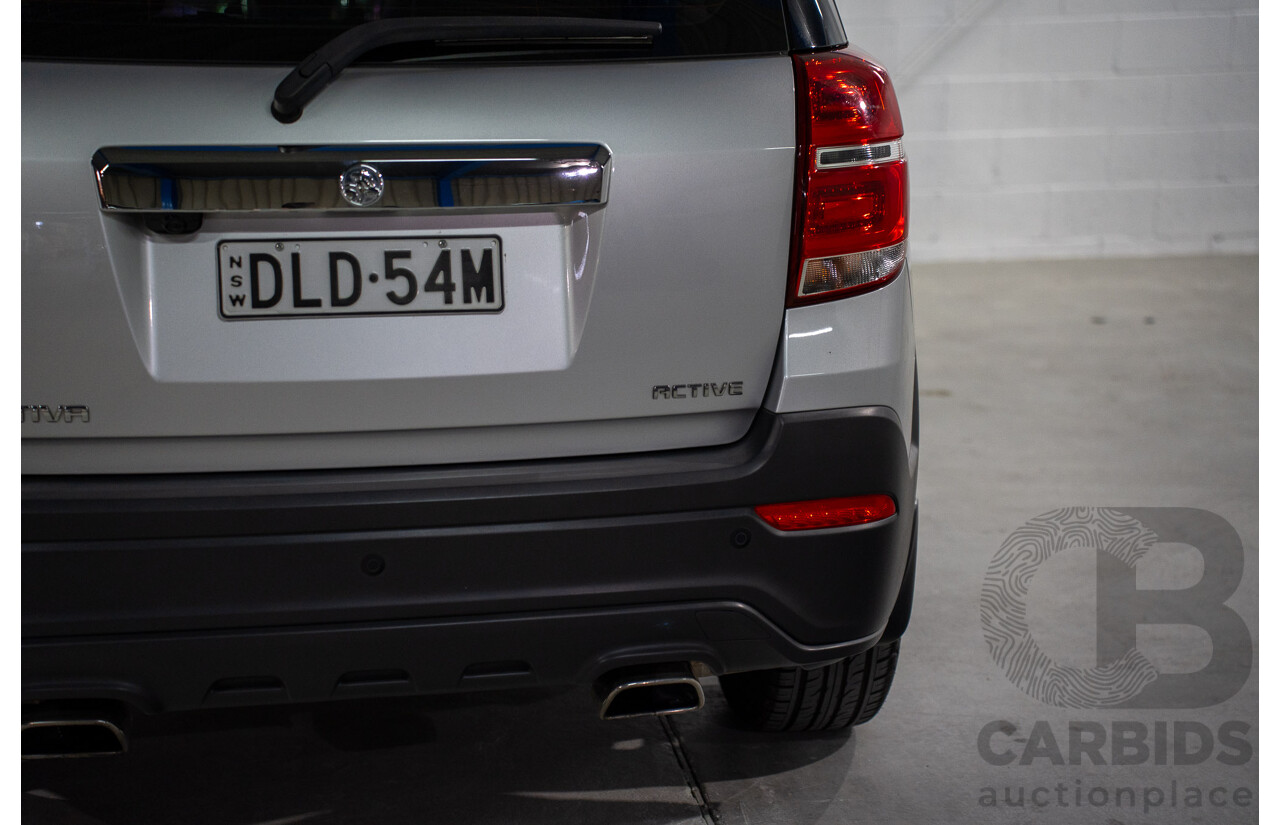 2/2017 Holden Captiva Active 5 (FWD) CG Series II 4d Wagon Nitrate Silver Metallic 2.4L