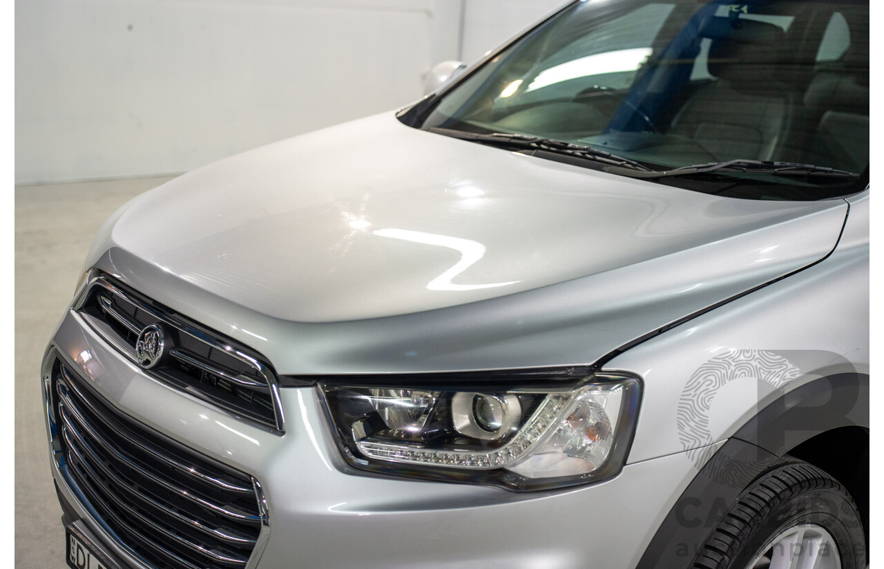 2/2017 Holden Captiva Active 5 (FWD) CG Series II 4d Wagon Nitrate Silver Metallic 2.4L