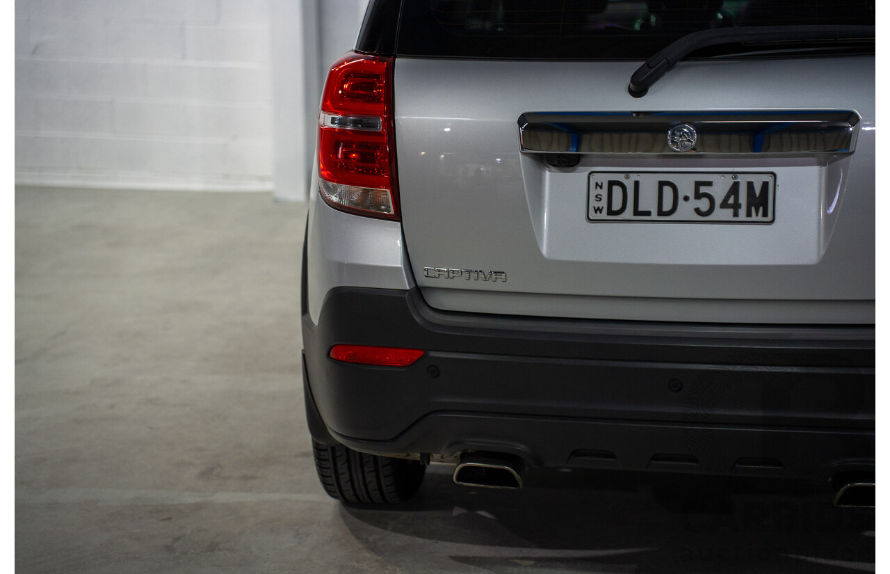 2/2017 Holden Captiva Active 5 (FWD) CG Series II 4d Wagon Nitrate Silver Metallic 2.4L