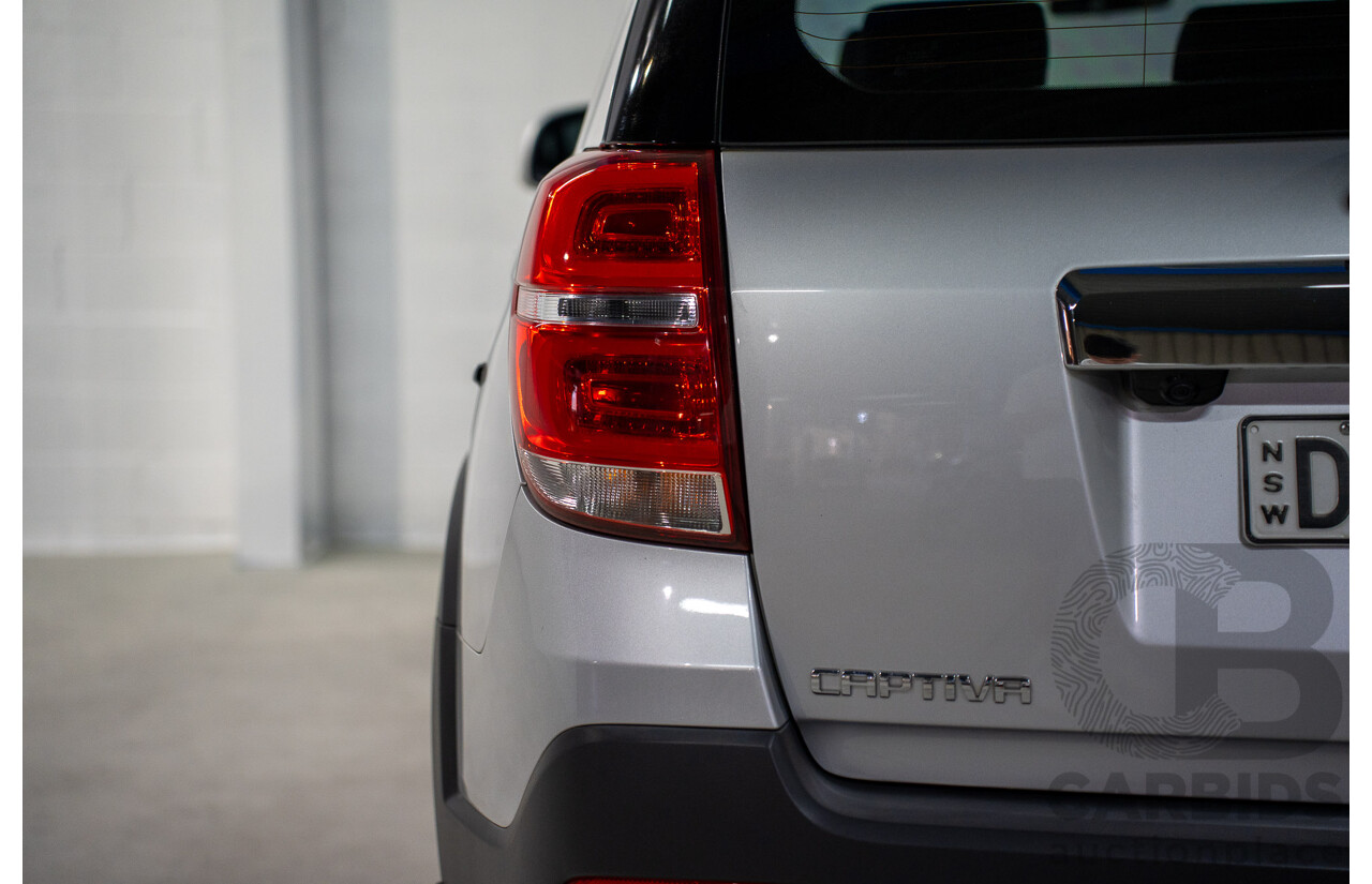 2/2017 Holden Captiva Active 5 (FWD) CG Series II 4d Wagon Nitrate Silver Metallic 2.4L