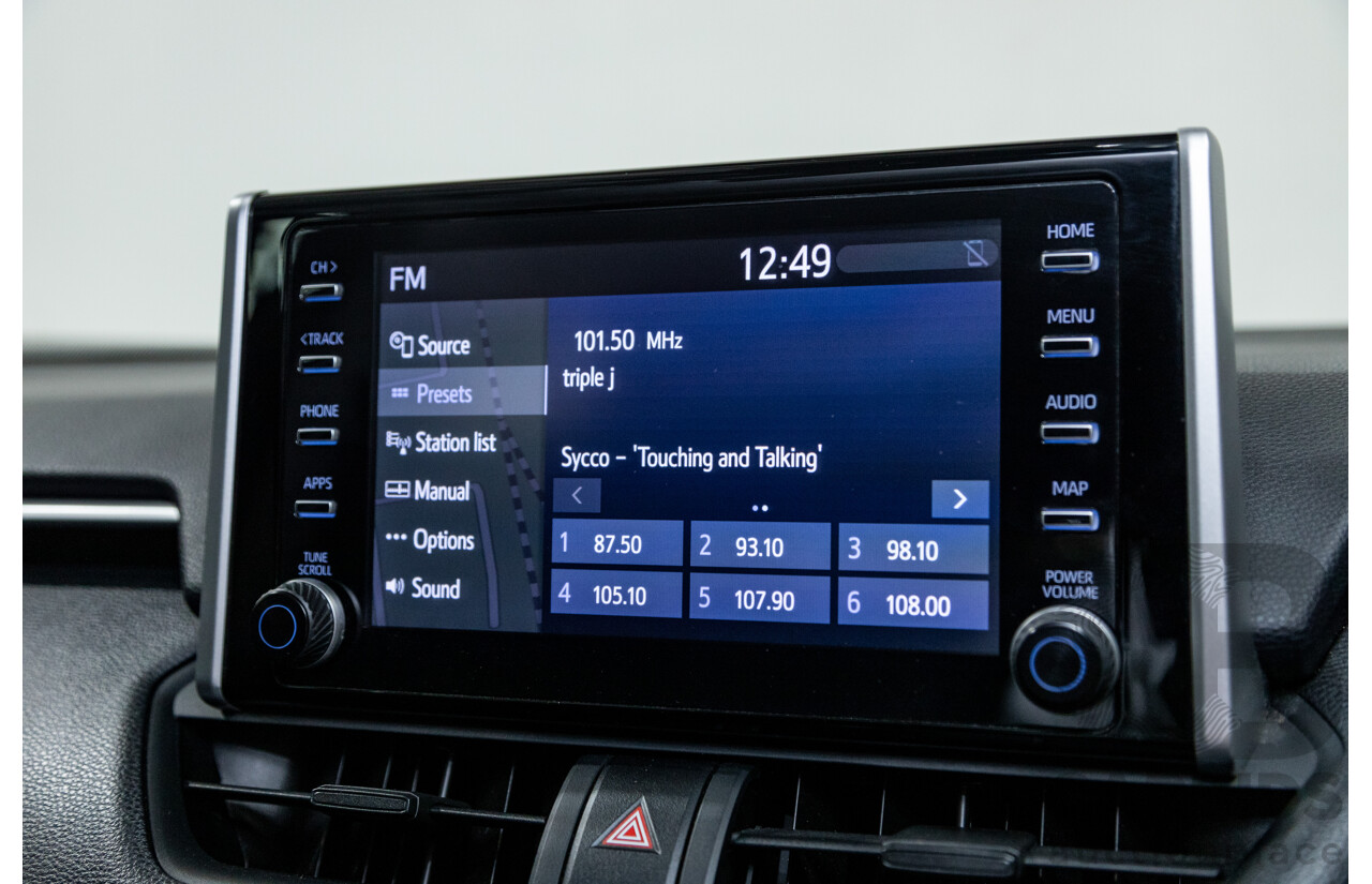 01/2021 Toyota RAV4 GXL Hybrid eFour (AWD) MY21 AXAH54R 4d Wagon Eclipse Black 2.5L / 88kw Hybrid