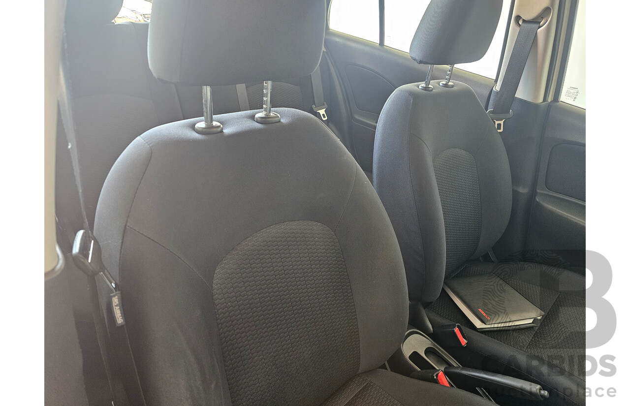 9/2011 Nissan Micra ST K13 5d Hatchback White 1.2L