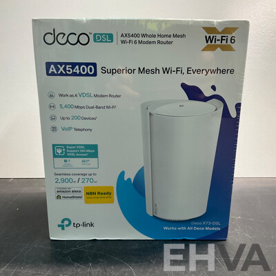 TP-Link Deco AX5400 VDSL Whole Home Mesh Wi-Fi 6 Modem Router - ORP $349.00