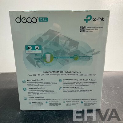 TP-Link Deco AX5400 VDSL Whole Home Mesh Wi-Fi 6 Modem Router - ORP $349.00