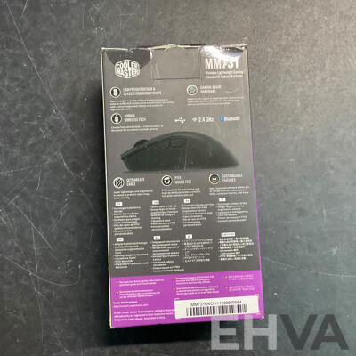 LASER Wireless WiFi Speaker  SPK-WFQ30 & PHILIPS Webcam & Pro Gaming Headset & COOLER MASTER MM731 Mouse - Lot of 7