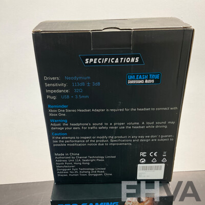 LASER Wireless WiFi Speaker  SPK-WFQ30 & PHILIPS Webcam & Pro Gaming Headset & COOLER MASTER MM731 Mouse - Lot of 7