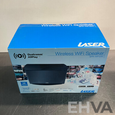 LASER Wireless WiFi Speaker  SPK-WFQ30 & PHILIPS Webcam & Pro Gaming Headset & COOLER MASTER MM731 Mouse - Lot of 7