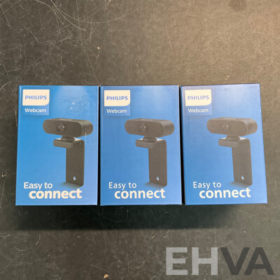 LASER Wireless WiFi Speaker  SPK-WFQ30 & PHILIPS Webcam & Pro Gaming Headset & COOLER MASTER MM731 Mouse - Lot of 7