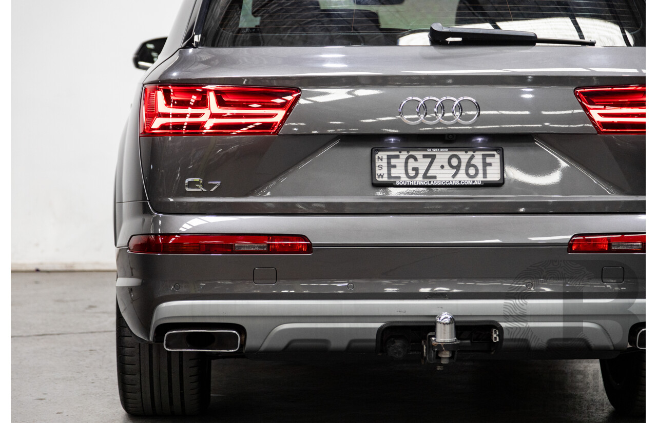 10/2019 Audi Q7 50 TDI Quattro (AWD) 4M MY19 4d Wagon Samurai Grey Metallic Turbo Diesel V6 3.0L - 7 Seater