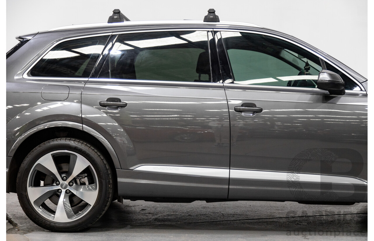 10/2019 Audi Q7 50 TDI Quattro (AWD) 4M MY19 4d Wagon Samurai Grey Metallic Turbo Diesel V6 3.0L - 7 Seater