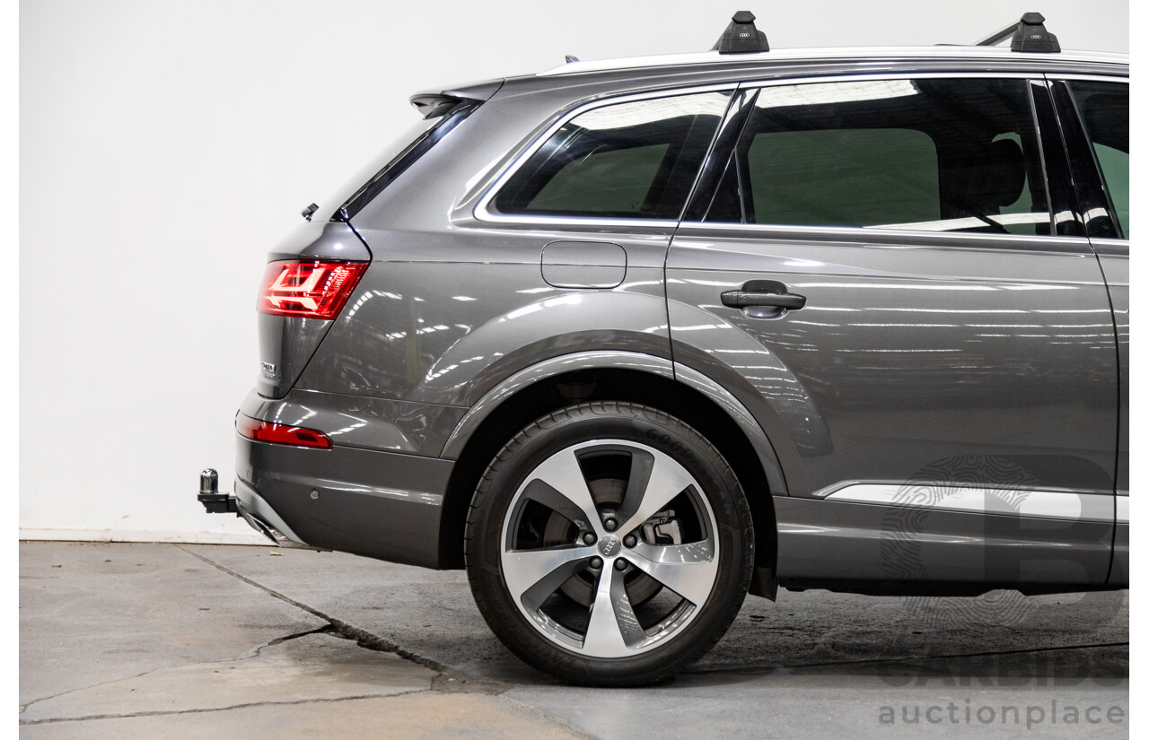 10/2019 Audi Q7 50 TDI Quattro (AWD) 4M MY19 4d Wagon Samurai Grey Metallic Turbo Diesel V6 3.0L - 7 Seater