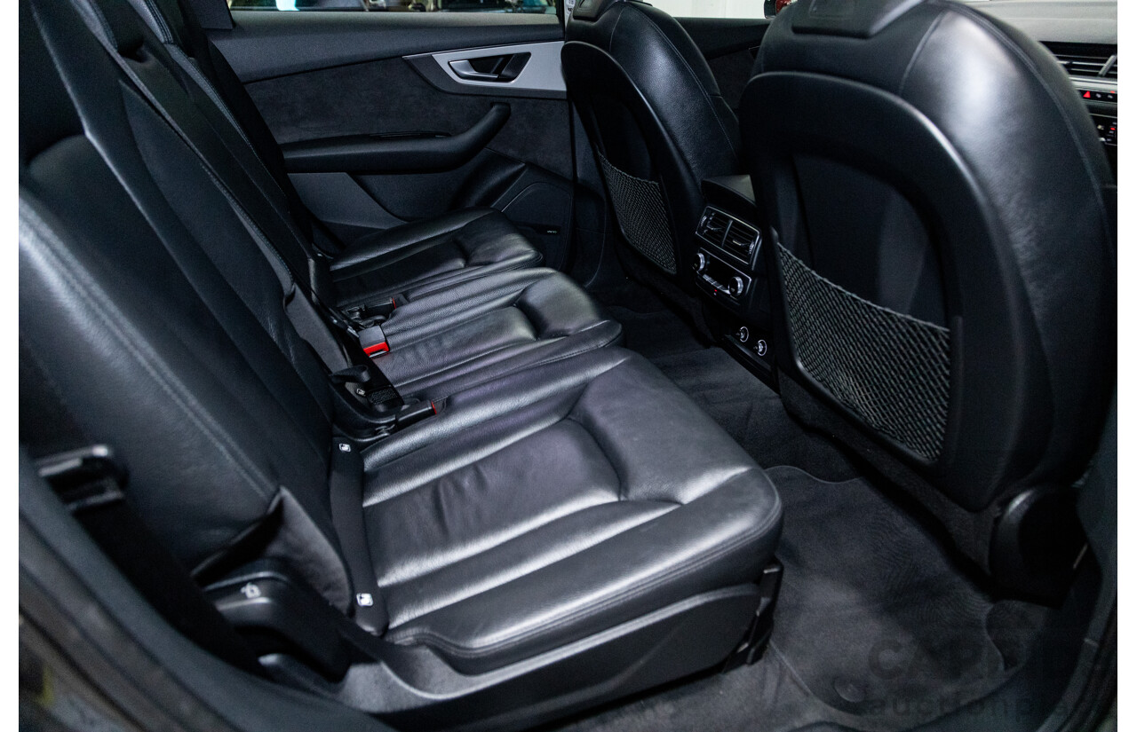 10/2019 Audi Q7 50 TDI Quattro (AWD) 4M MY19 4d Wagon Samurai Grey Metallic Turbo Diesel V6 3.0L - 7 Seater