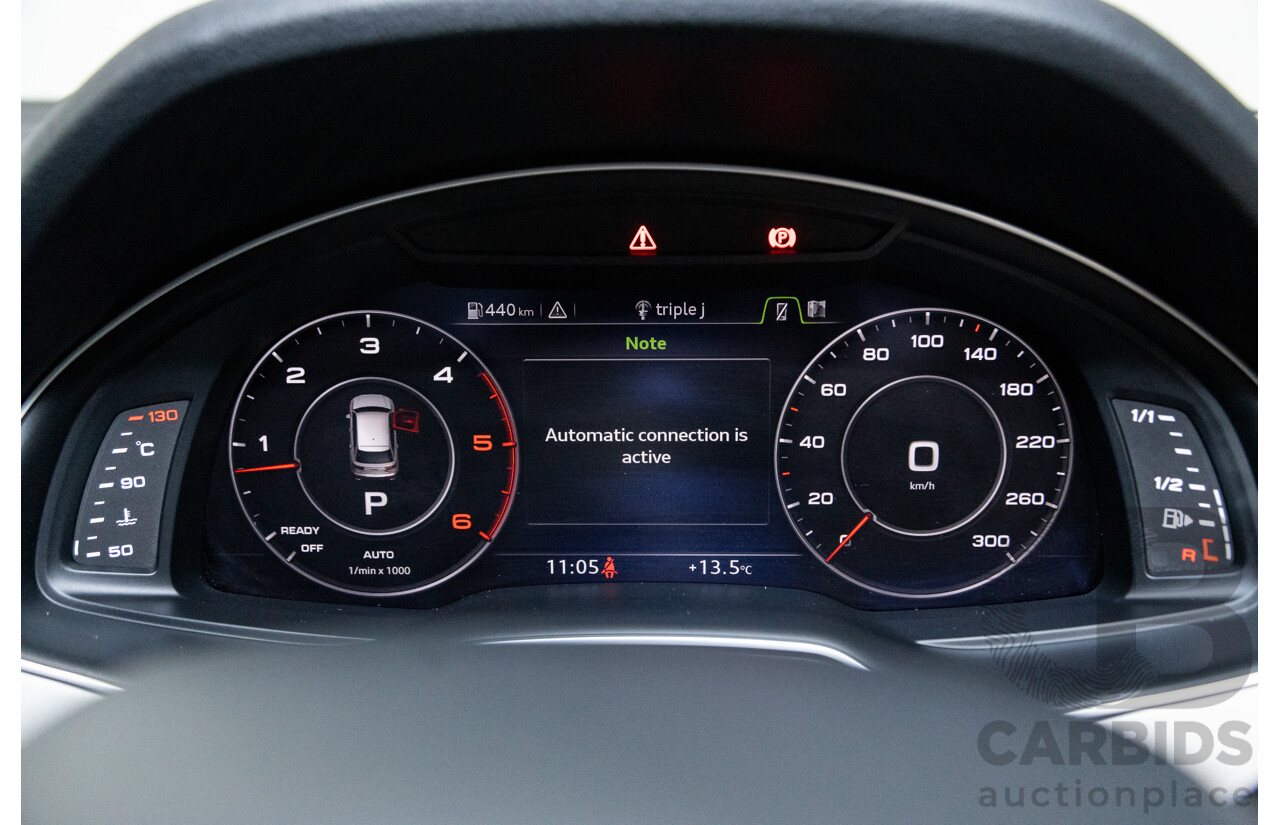 10/2019 Audi Q7 50 TDI Quattro (AWD) 4M MY19 4d Wagon Samurai Grey Metallic Turbo Diesel V6 3.0L - 7 Seater