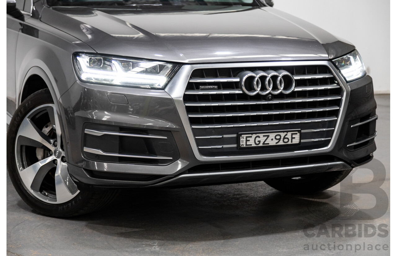 10/2019 Audi Q7 50 TDI Quattro (AWD) 4M MY19 4d Wagon Samurai Grey Metallic Turbo Diesel V6 3.0L - 7 Seater