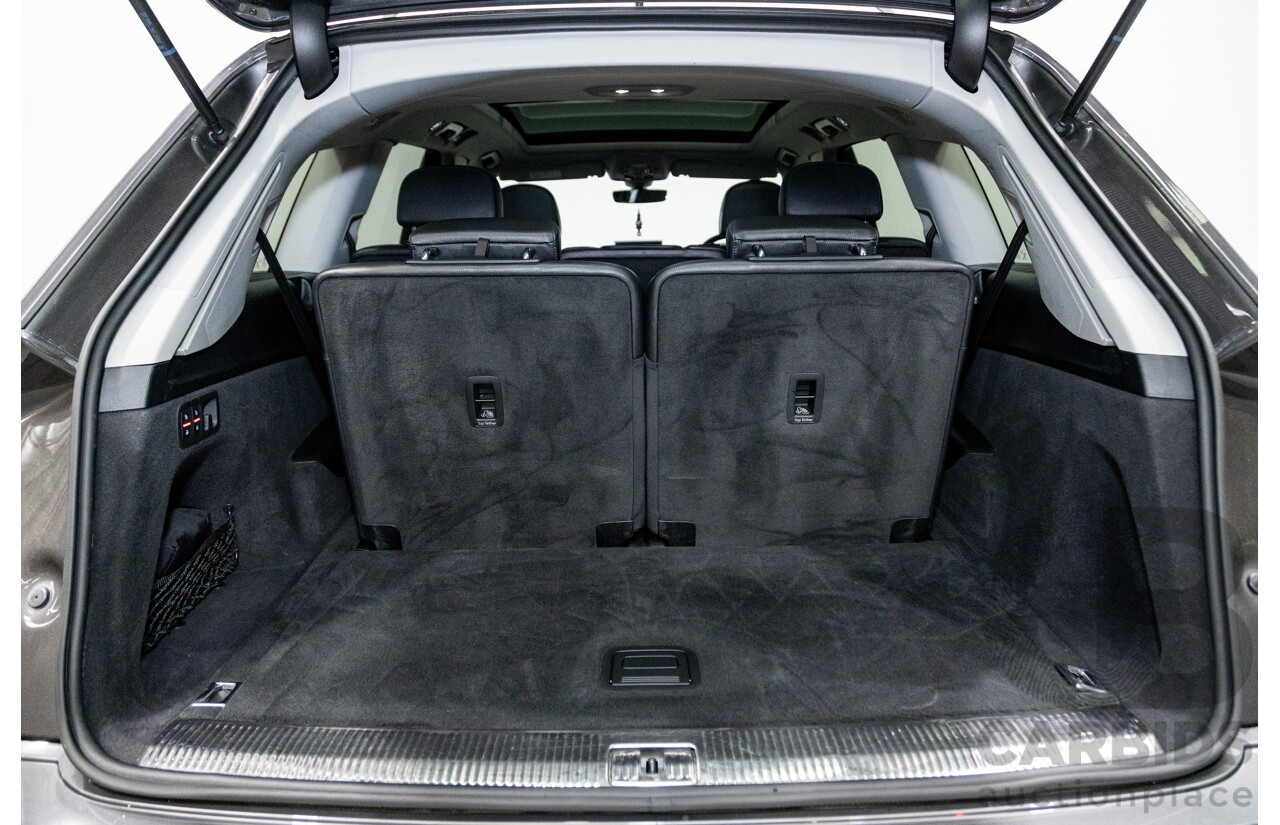 10/2019 Audi Q7 50 TDI Quattro (AWD) 4M MY19 4d Wagon Samurai Grey Metallic Turbo Diesel V6 3.0L - 7 Seater