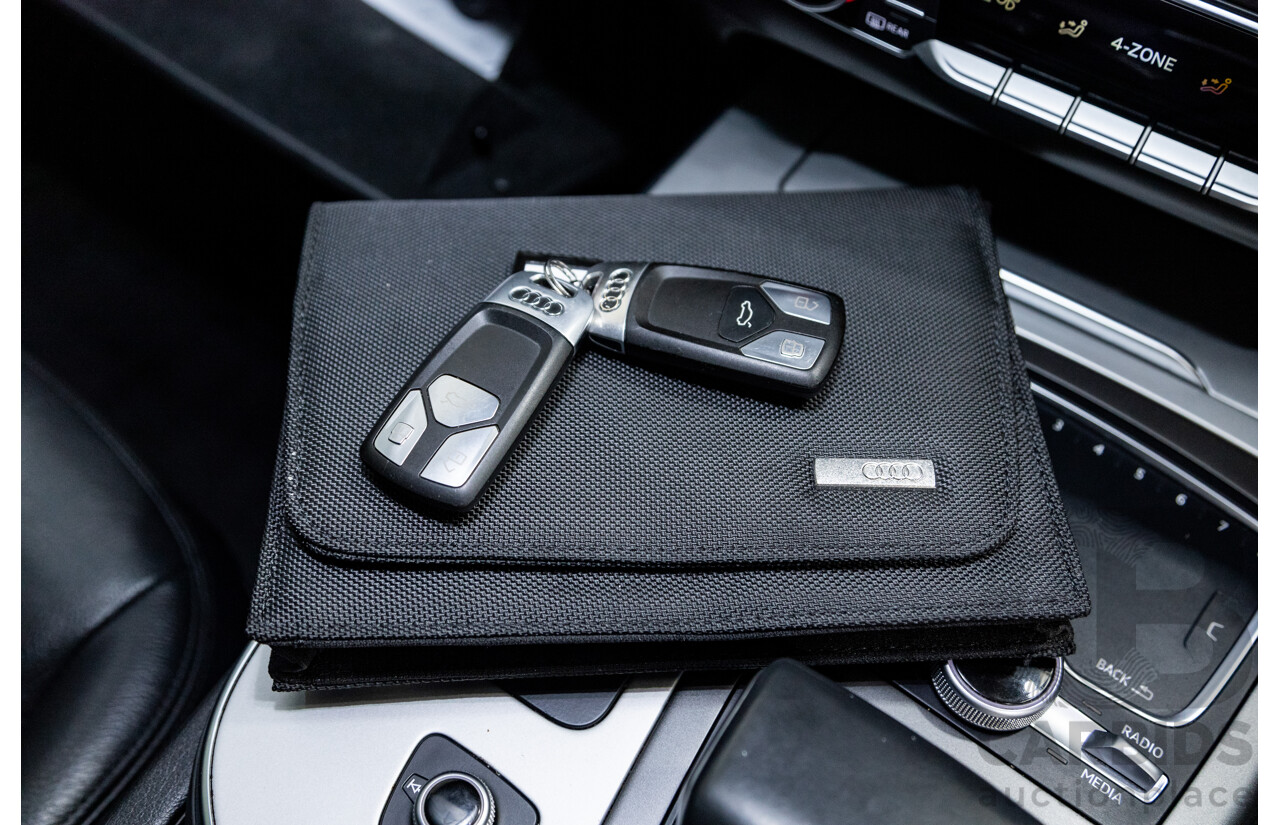 10/2019 Audi Q7 50 TDI Quattro (AWD) 4M MY19 4d Wagon Samurai Grey Metallic Turbo Diesel V6 3.0L - 7 Seater