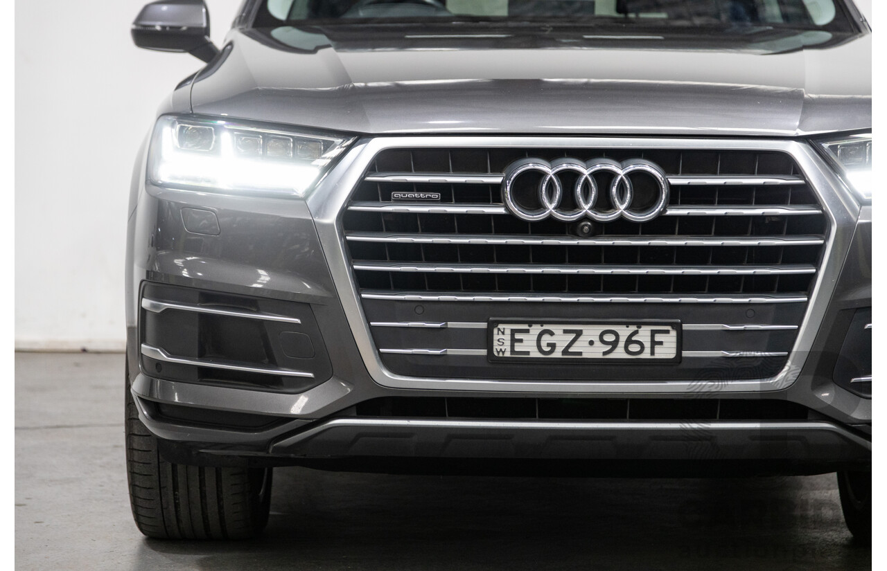 10/2019 Audi Q7 50 TDI Quattro (AWD) 4M MY19 4d Wagon Samurai Grey Metallic Turbo Diesel V6 3.0L - 7 Seater