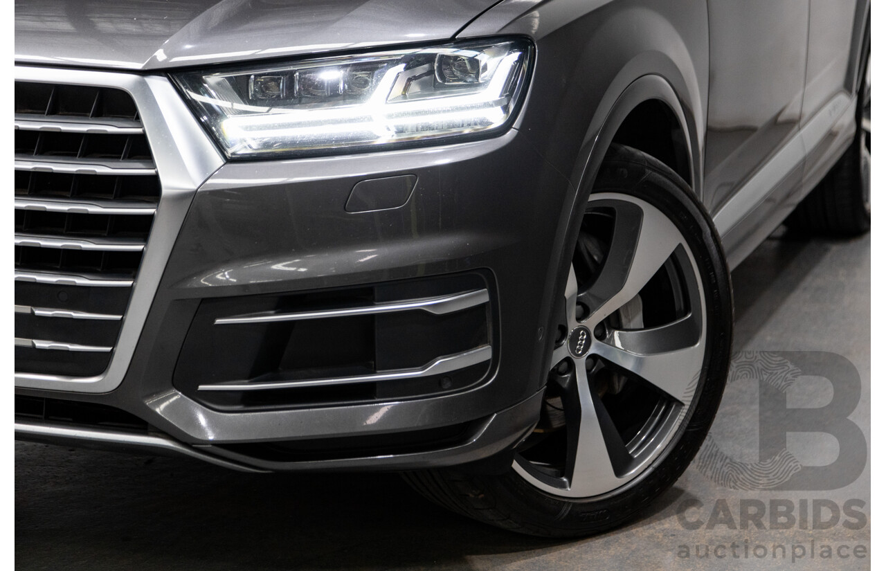 10/2019 Audi Q7 50 TDI Quattro (AWD) 4M MY19 4d Wagon Samurai Grey Metallic Turbo Diesel V6 3.0L - 7 Seater