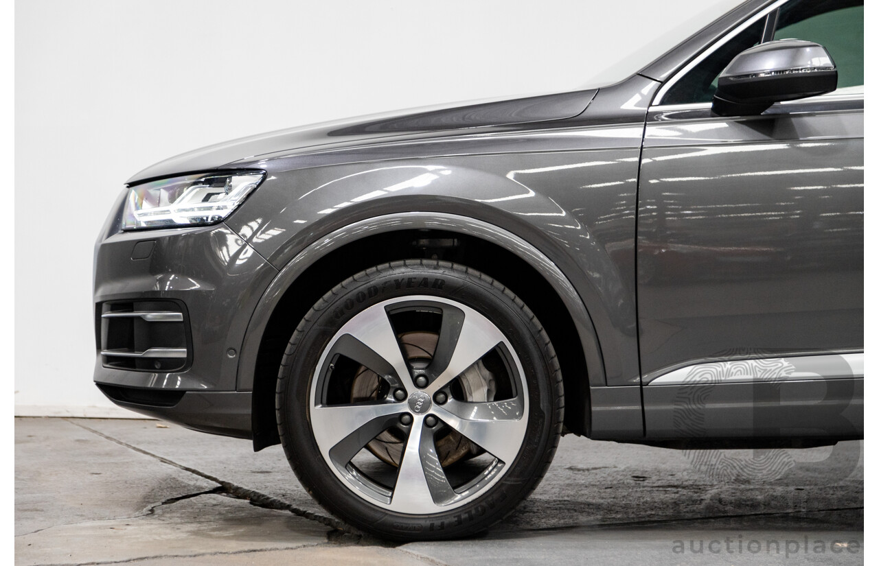 10/2019 Audi Q7 50 TDI Quattro (AWD) 4M MY19 4d Wagon Samurai Grey Metallic Turbo Diesel V6 3.0L - 7 Seater