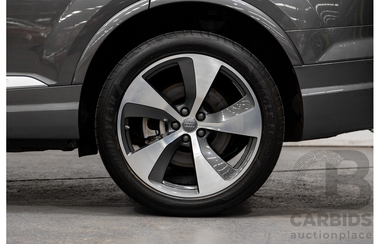 10/2019 Audi Q7 50 TDI Quattro (AWD) 4M MY19 4d Wagon Samurai Grey Metallic Turbo Diesel V6 3.0L - 7 Seater