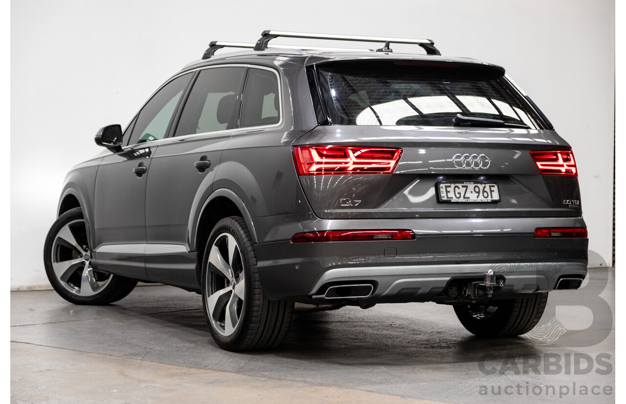 10/2019 Audi Q7 50 TDI Quattro (AWD) 4M MY19 4d Wagon Samurai Grey Metallic Turbo Diesel V6 3.0L - 7 Seater