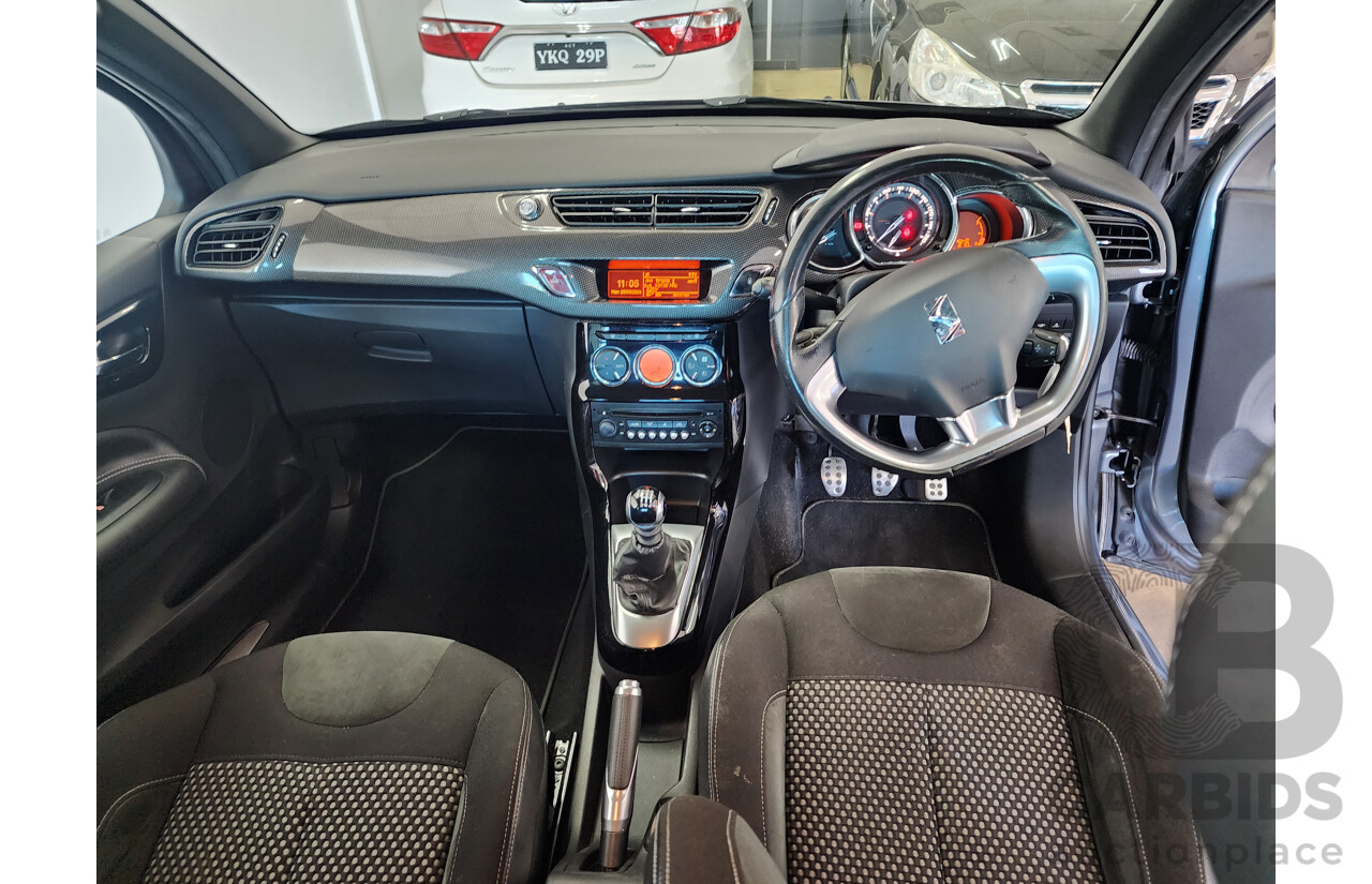 10/2011 Citroen DS3 Dsport  3d Hatchback Grey 1.6L