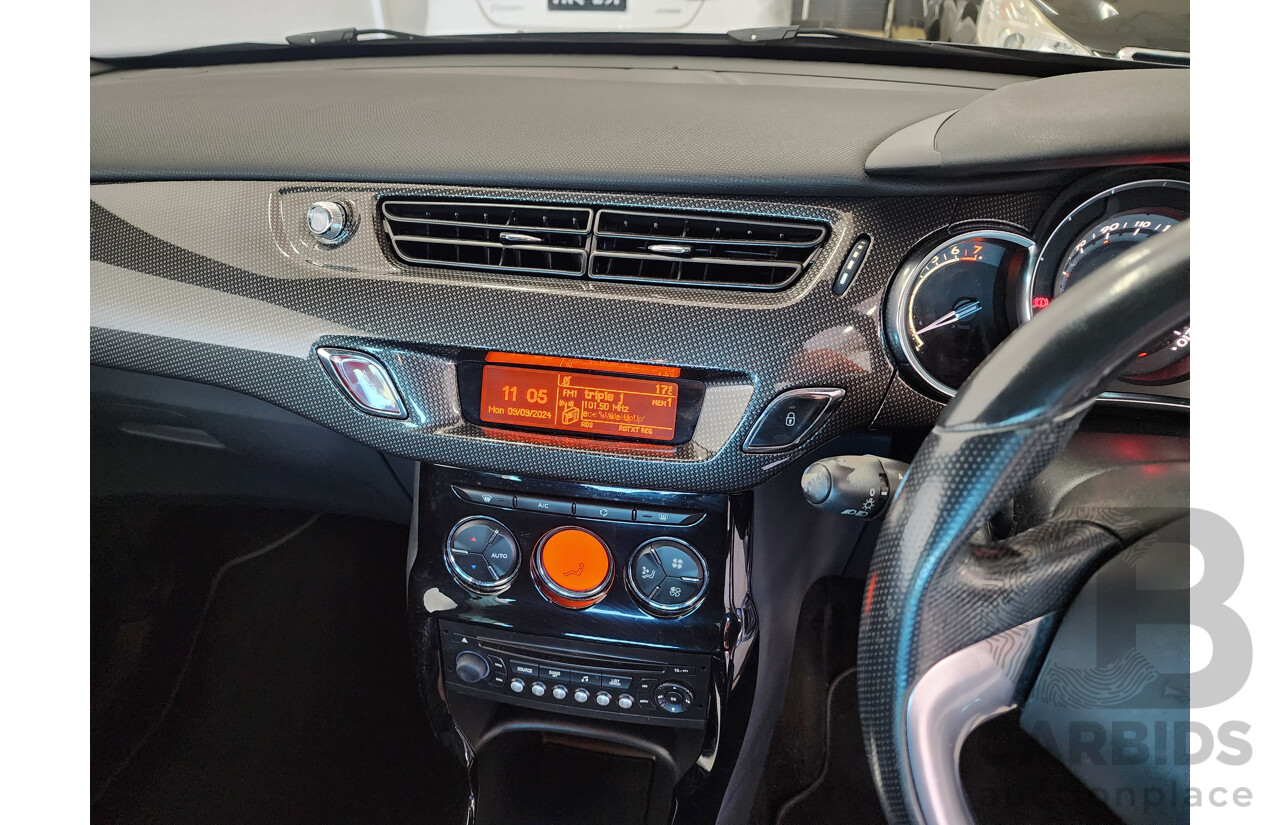 10/2011 Citroen DS3 Dsport  3d Hatchback Grey 1.6L