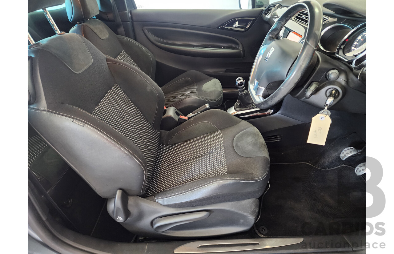 10/2011 Citroen DS3 Dsport  3d Hatchback Grey 1.6L