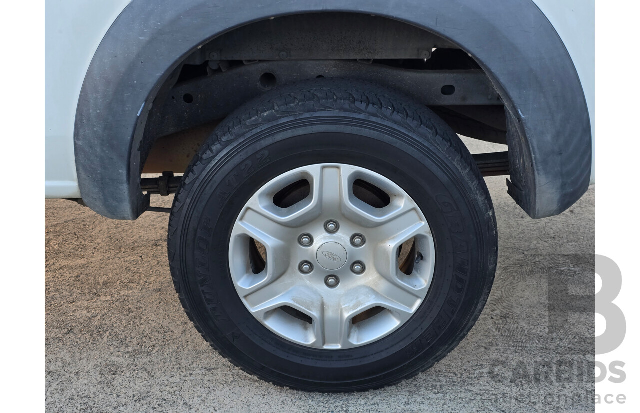 1/2011 Ford Ranger XL (4x4) PK Super Cab P/Up White Turbo Diesel 3.0L