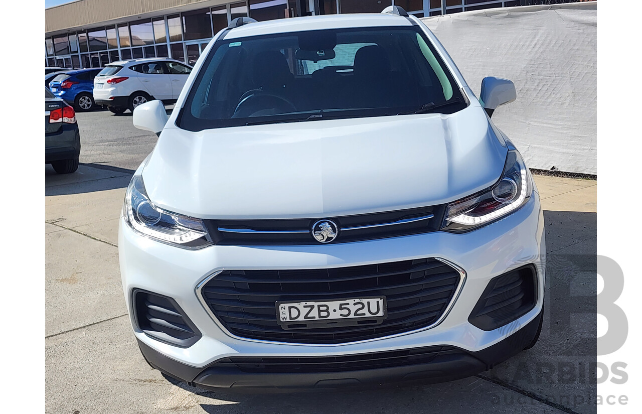 10/2017 Holden Trax LS TJ MY17 4d Wagon White 1.4L Turbo