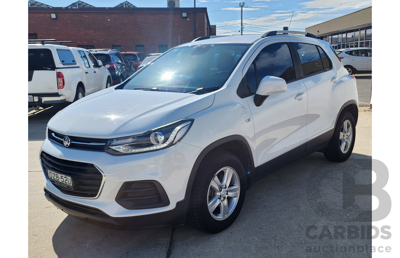 10/2017 Holden Trax LS TJ MY17 4d Wagon White 1.4L Turbo
