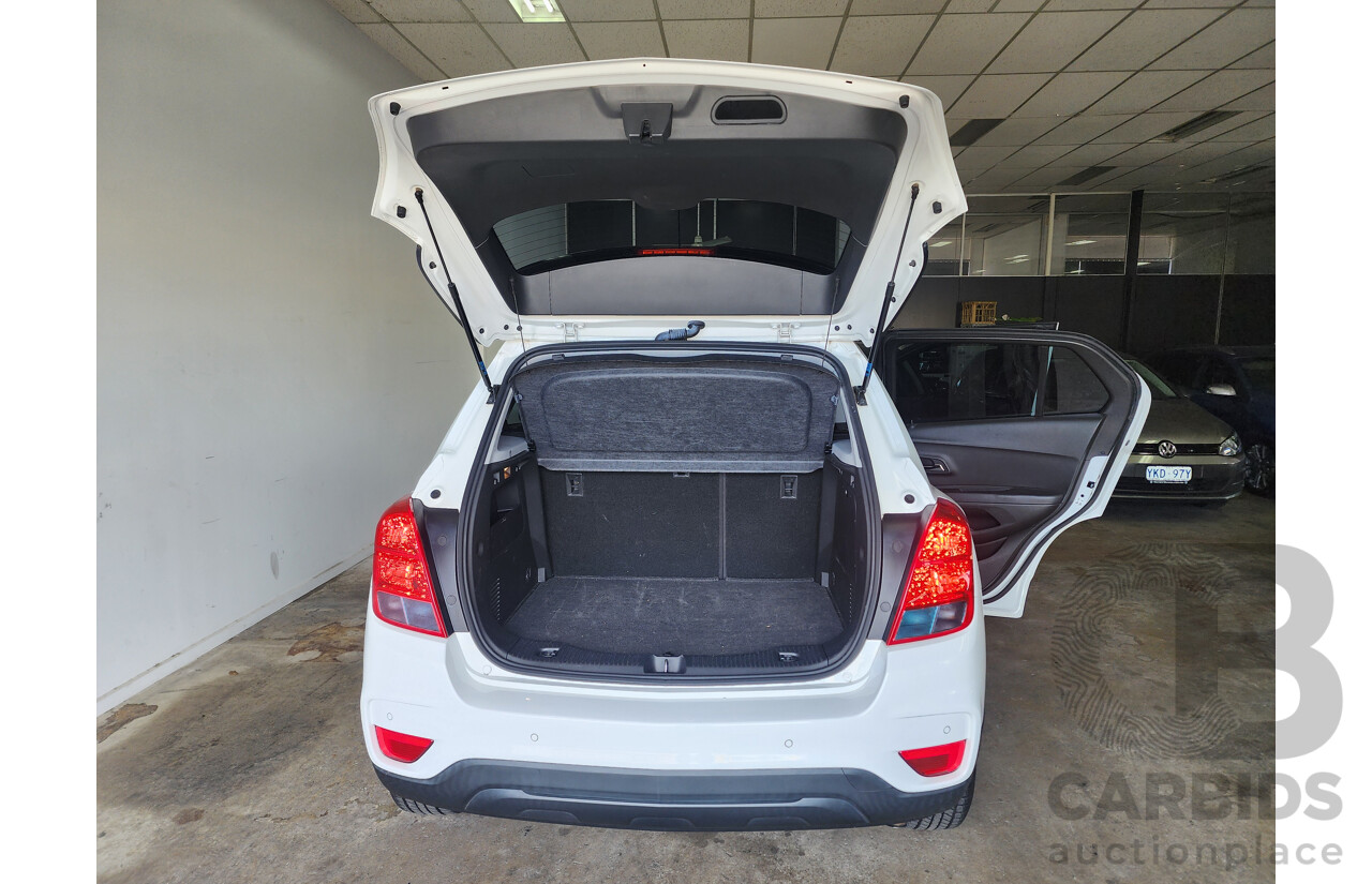 10/2017 Holden Trax LS TJ MY17 4d Wagon White 1.4L Turbo