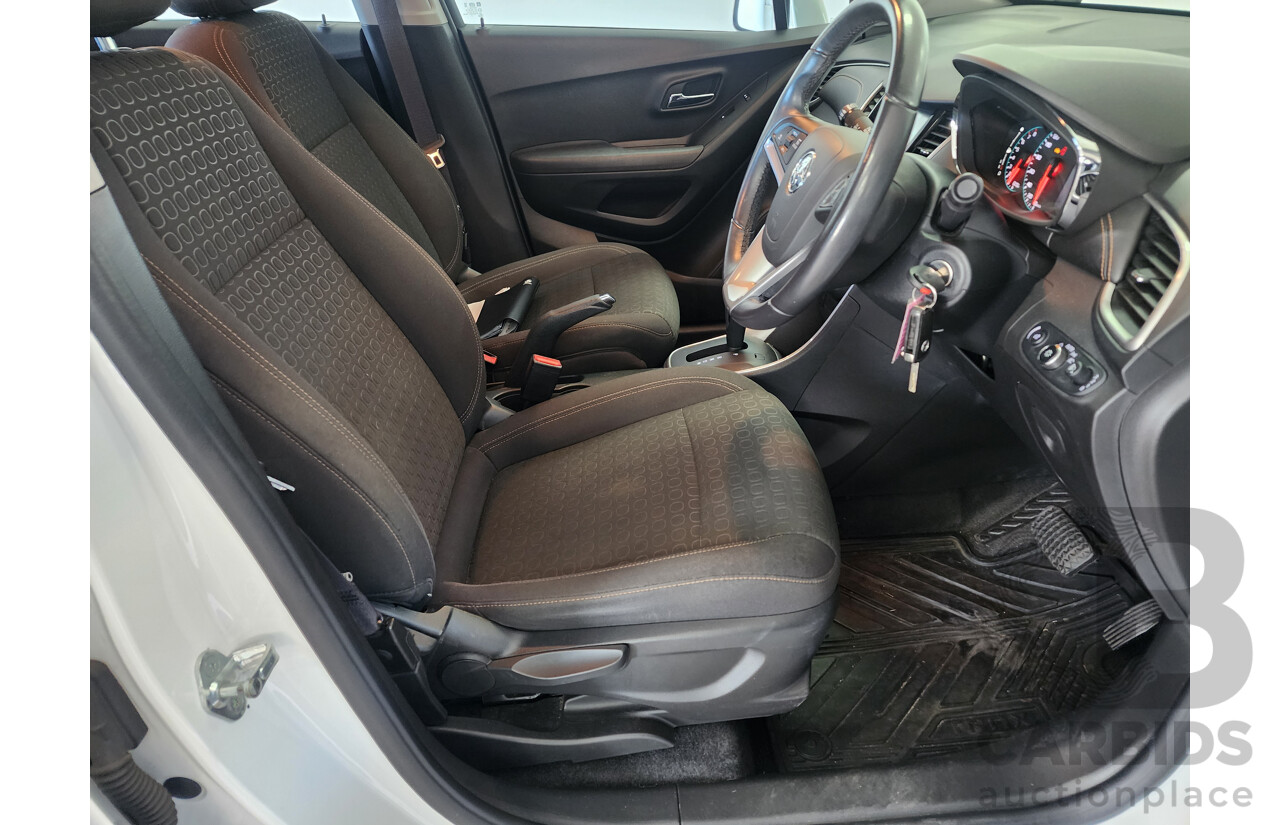 10/2017 Holden Trax LS TJ MY17 4d Wagon White 1.4L Turbo