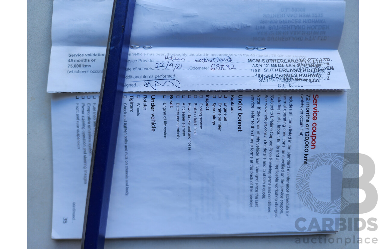 10/2017 Holden Trax LS TJ MY17 4d Wagon White 1.4L Turbo