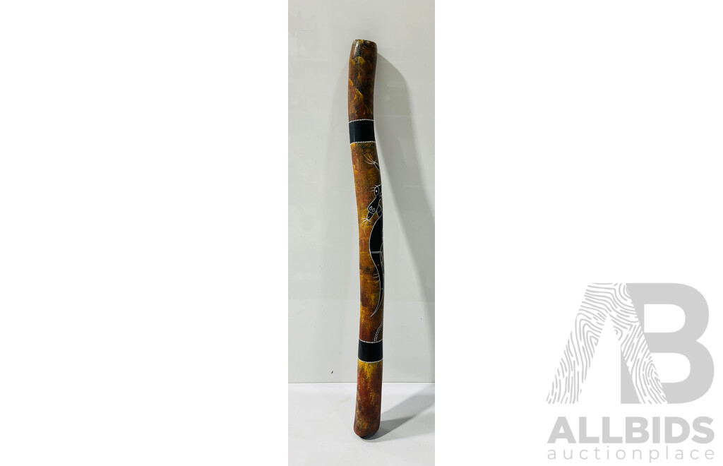 Lovely Didgeridoo with Handpainted Decorations