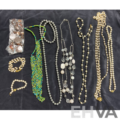 Vintage EMMA PAGE Jewellery , Vintage Razor Shaving Accessories in Case, Cuff Links and More