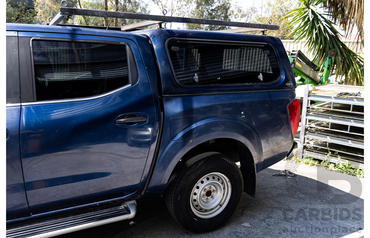 07/2017 Nissan Navara SL (4x4) 4WD D23 Series II Dual Cab Utility Deep Sapphire Blue Turbo Diesel 2.3L