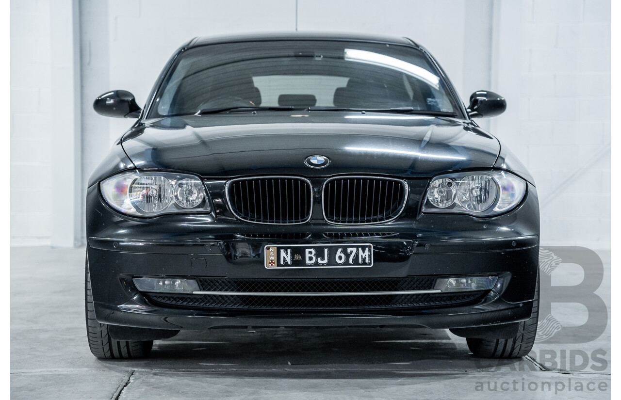 5/2009 BMW 120d E87 MY09 5d Hatchback Sapphire Black Metallic Turbo Diesel 2.0L