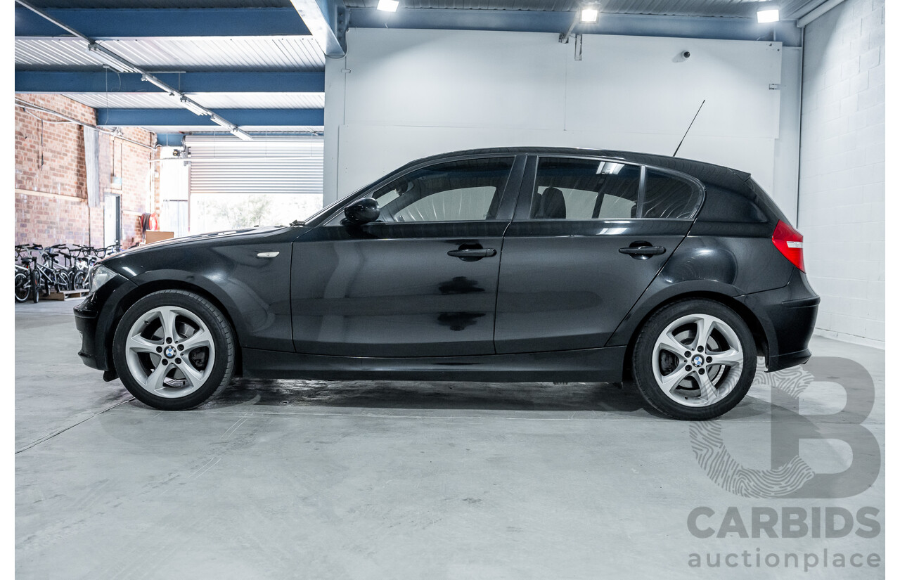 5/2009 BMW 120d E87 MY09 5d Hatchback Sapphire Black Metallic Turbo Diesel 2.0L