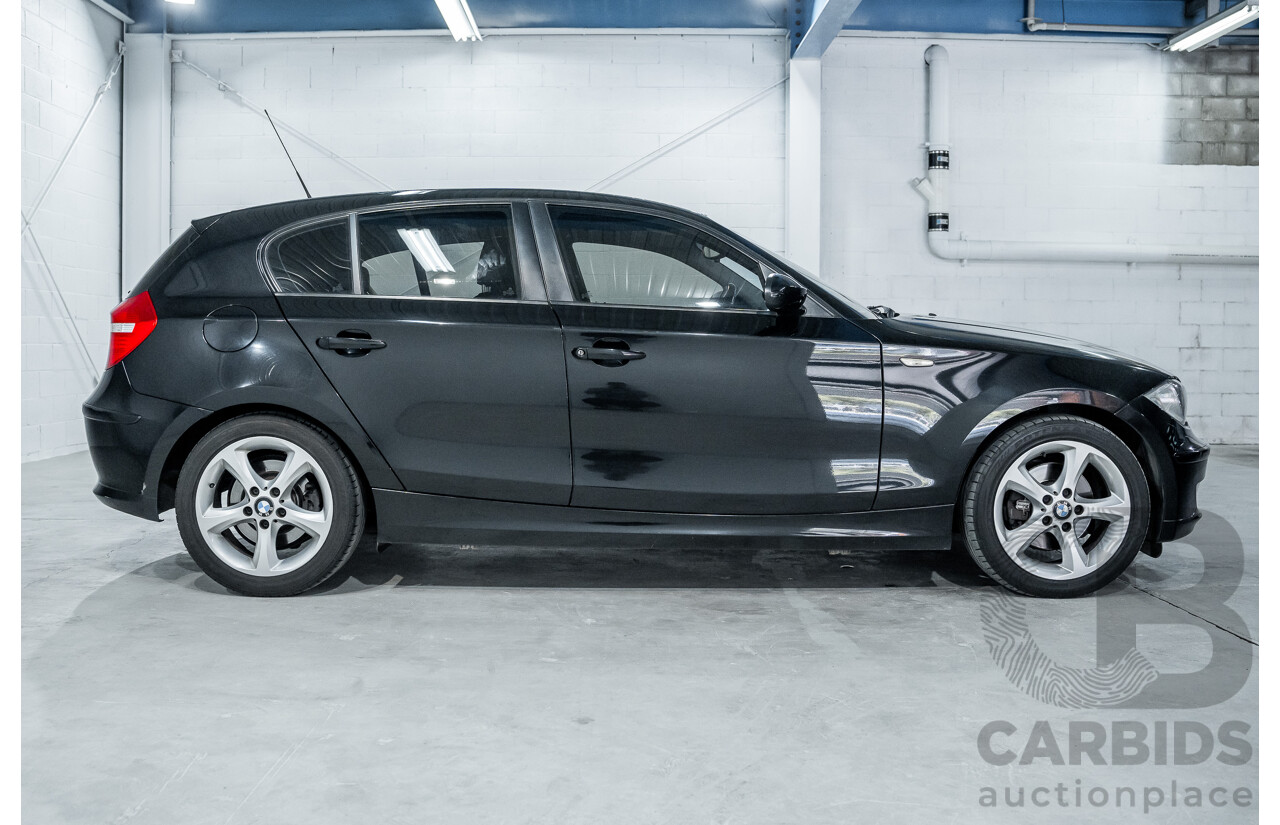 5/2009 BMW 120d E87 MY09 5d Hatchback Sapphire Black Metallic Turbo Diesel 2.0L