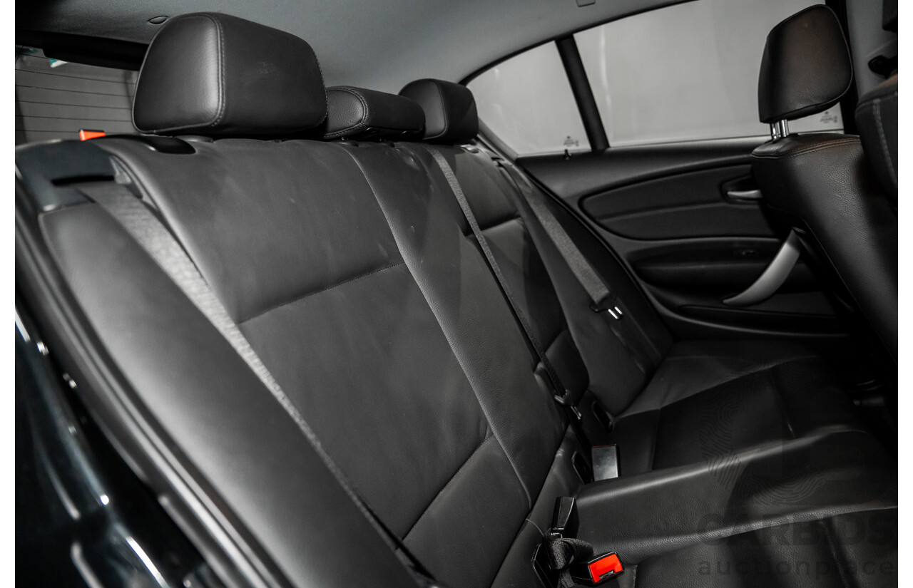 5/2009 BMW 120d E87 MY09 5d Hatchback Sapphire Black Metallic Turbo Diesel 2.0L