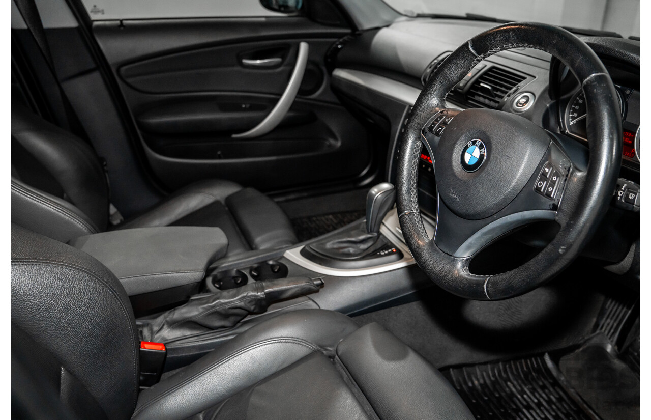 5/2009 BMW 120d E87 MY09 5d Hatchback Sapphire Black Metallic Turbo Diesel 2.0L