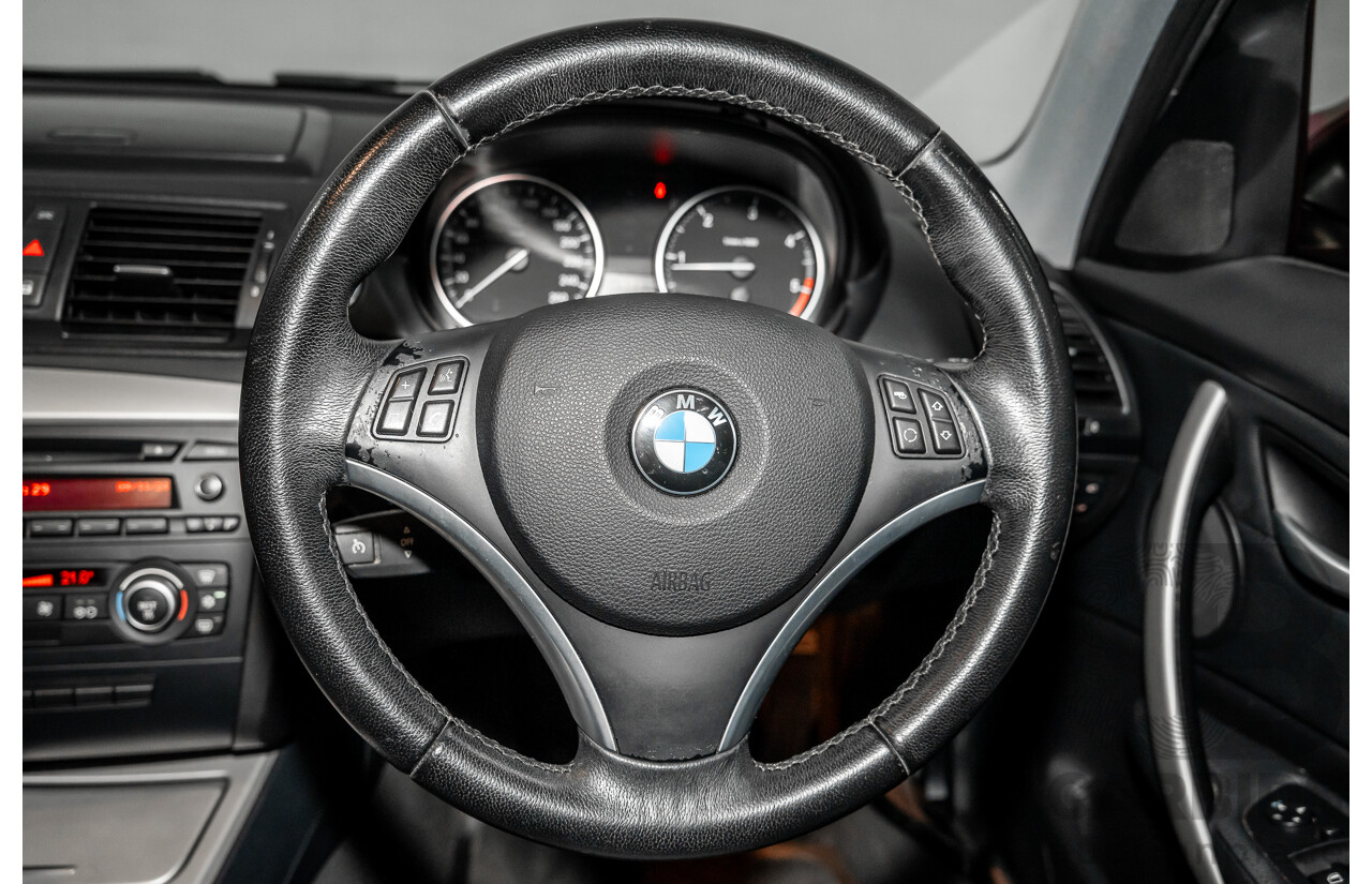 5/2009 BMW 120d E87 MY09 5d Hatchback Sapphire Black Metallic Turbo Diesel 2.0L