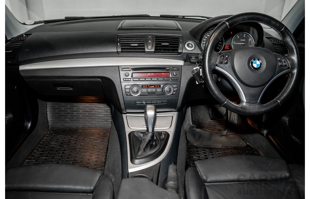 5/2009 BMW 120d E87 MY09 5d Hatchback Sapphire Black Metallic Turbo Diesel 2.0L