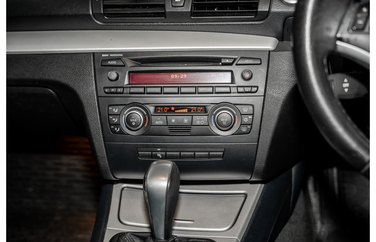 5/2009 BMW 120d E87 MY09 5d Hatchback Sapphire Black Metallic Turbo Diesel 2.0L