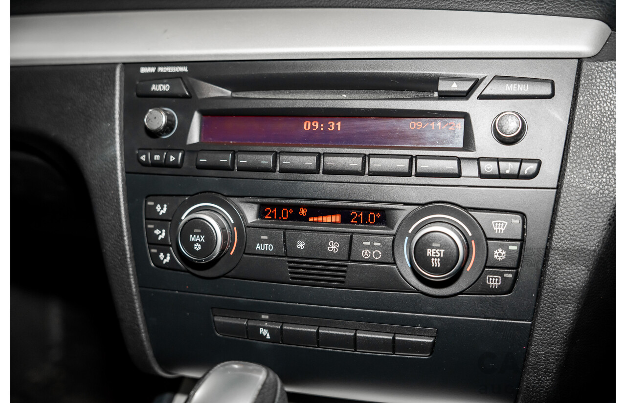 5/2009 BMW 120d E87 MY09 5d Hatchback Sapphire Black Metallic Turbo Diesel 2.0L