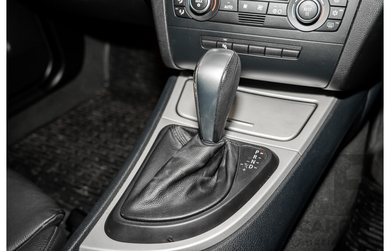 5/2009 BMW 120d E87 MY09 5d Hatchback Sapphire Black Metallic Turbo Diesel 2.0L